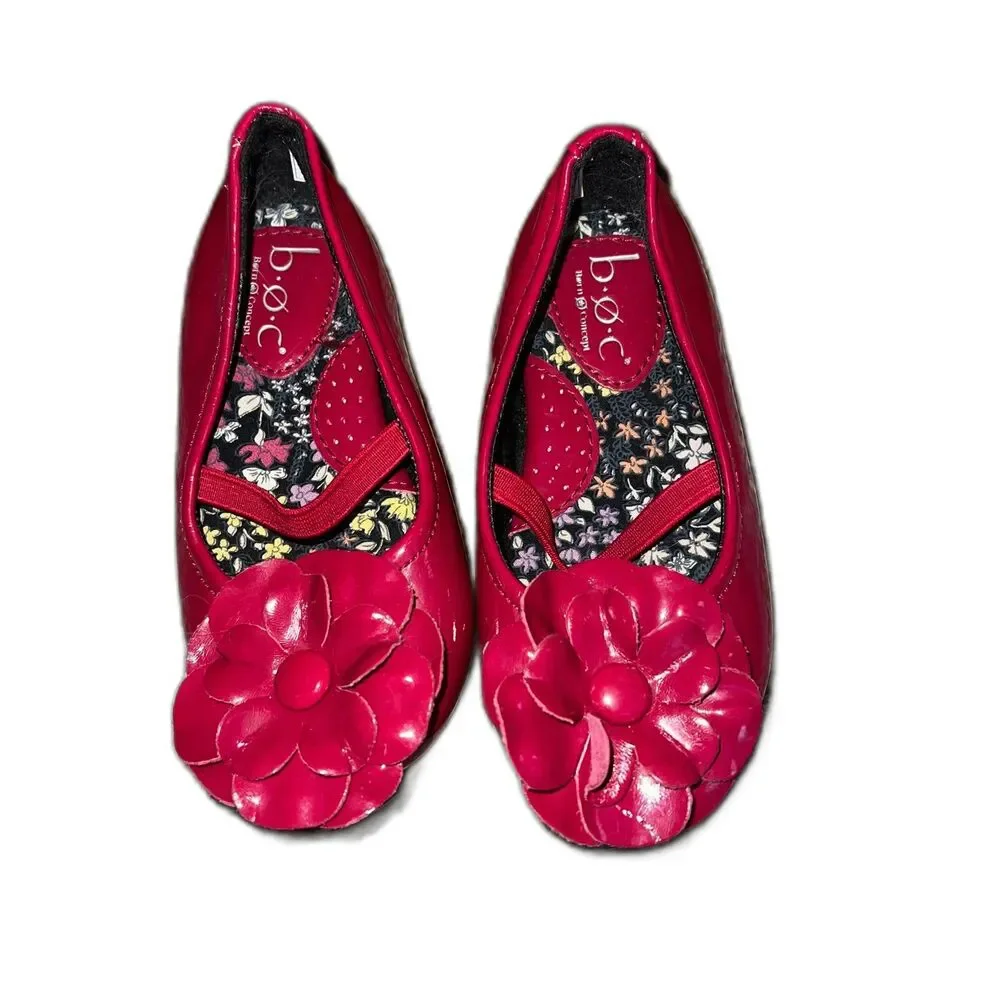 Born Concept Red Dress Shoes Toddler Girl 7
